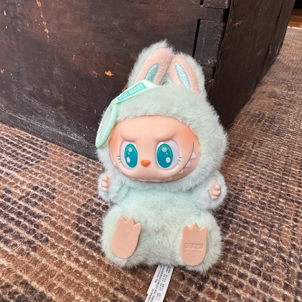 Labubu - POPMART Bunny Plush Figure in Mint Green